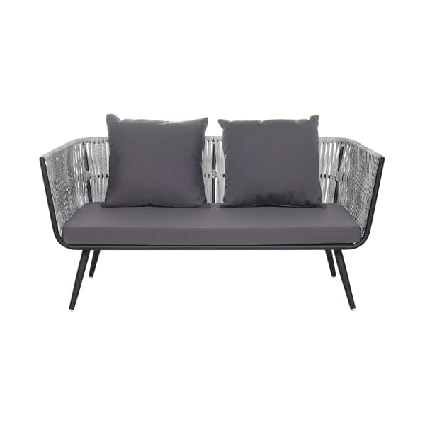 Ragusa Lounge-Set Rattan Graphitgrau