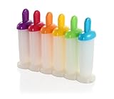 Tescoma 668218 Bambini Stampi per Gelati, Plastica, Multicolore, 13 x 19 cm, 6 Pezzi