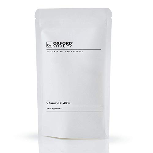 Vitamin D3 Tablets | 400 iu Supplement for Immune & Bone Health | Oxford Vitality (120)