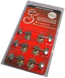 Grover Sta-Tite Tuning Keys 3x3 Nickel w/Gold Gear