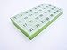 31 compartments, 1 per Day, 4 Week Monthly Pill Organizer by Promed. Includes Tray and 8 Removable compartments. (Green)
