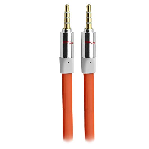 CABO P2 PREMIUM - P2 + P2 ESTEREO FLAT 100% COBRE LARANJA - 5M