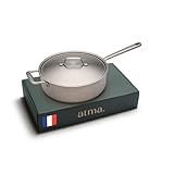 Photo Gallery atma - casseruola in acciaio inox 26 cm con coperchio - acciaio a 3 strati - compatibile con tutti i fuochi, induzione e forno - per stufare, saltare e friggere - senza pfas - made in france Photo Gallery atma - casseruola in acciaio inox 26 cm con coperchio - acciaio a 3 strati - compatibile con tutti i fuochi, induzione e forno - per stufare, saltare e friggere - senza pfas - made in france