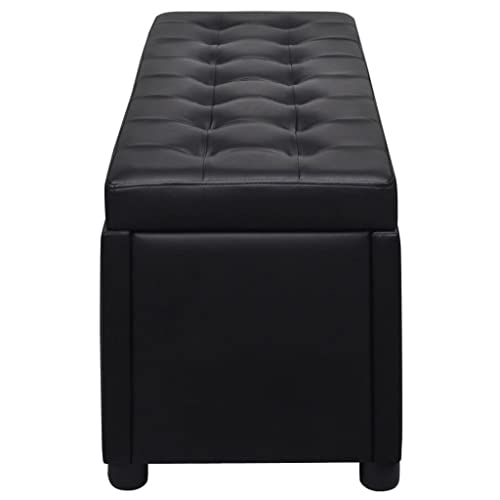 Banc de rangement en simili cuir pour optimiser l'espace - 6