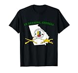 Entwurf des Militärstützpunkts Fort Benning nach Columbus GA T-Shirt