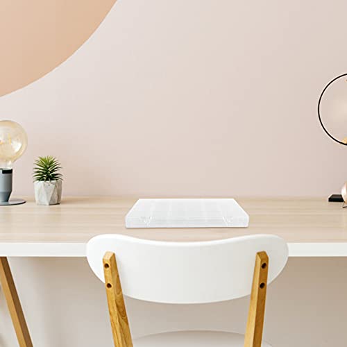 Beaupretty 2 peças de ferramentas de arte em unhas, caixa de armazenamento de joias, 24 compartiment