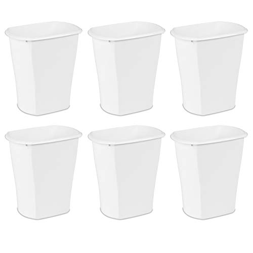 Exclusive Discount 60% Price Sterilite 10518006 3 Gallon Rectangular Wastebasket, White, 6-Pack Review Discount Sterilite 10518006 3 Gallon Rectangular Wastebasket, White, 6-Pack