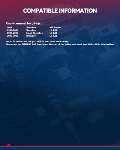 Image of KAX Engine Cylinder Head Gasket Set Compatible with Jeep Cherokee 1999-2001, Grand Cherokee 1999-2003, Wrangler 2000-2003 4.0L, Head Gasket Kit, OE# HS9076PT-4, ES71102, HB10440