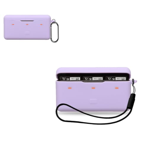 For DJI Osmo 360/Action ���@�\�o�b�e���[�P�[�X �p �P�[�X �J�o�[ KONXISA �o�b�e���[�P�[�X �V���R���f�� �ϏՌ� �h���h�o �E�H�b�V���u�� �i�J���r�i�t��+�X�g���b�v�t�� �j ���p���₷�� �����[�d�\ �����^�т����₷��