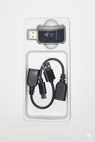 Image of Wireless Car Play Adapter, USB-A, Bluetooth 2.4GHz Wi-Fi 2.4-5GHz, MT400CP, Music Map Calling Message Voice