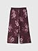 GAP Baby Girls Logo Pant Purple Floral 6-12M