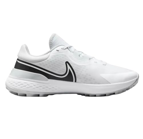 Nike Infinity Pro 2 Golf Shoes Spikeless White Platinum DM8449-101 Men's (DM8449-101, US Footwear Size System, Adult, Men, Numeric, Wide, 10.5)