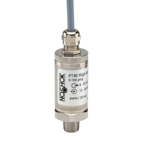 High Accuracy Fixed Range Pressure Transmitter, 0 to 5000 psi Gauge, ±0.125% of Span, Non-linearity BFSL, 0 Vdc to 5 Vdc, 3-Wire, 7/16-20 Male SAE J514 FIG 34B (Non-Adjustable), Integral Cable 3 ft