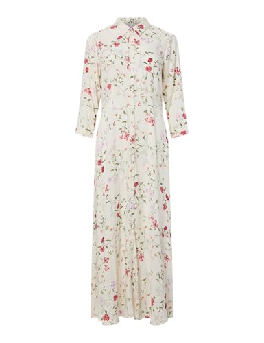 Y.A.S Yassavanna Vestido Camisero Largo para Mujer, S. Noos, prístino, Talla M