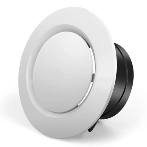 Grille de ventilation de sortie d'air 125 mm cache plastique blanc pour VMC