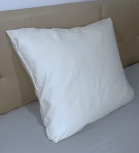 Zenn Natural Taie d'oreiller 4 saisons Toucher soie 100 % Tencel Lyocell Extra douce Écologique...