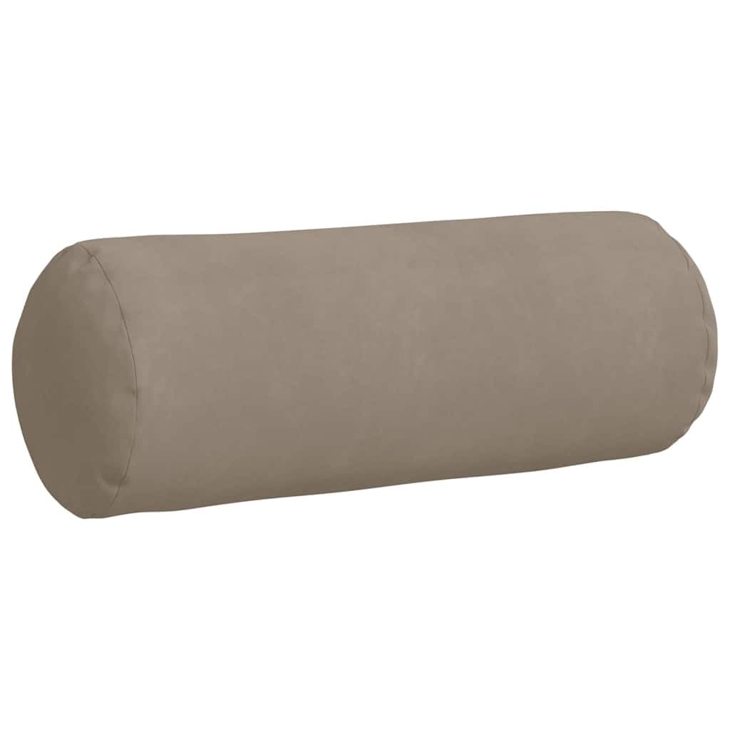 Poduszki rolkowe 2 sztuki kret 25 x 70 cm mikrofibra | Wypełnienie z włókna poliestrowego, zdejmowane poszewki na poduszki, do użytku wewnątrz salonu, sypialni, biura