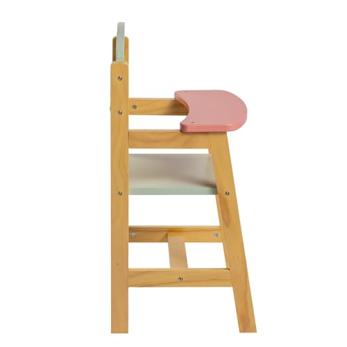 JC Toys Parfait Collection | Deluxe Wooden Doll Toy High Chair | for Dolls and Stuffed Animals up to 20" | Ages 3+ | Twiggly Toys - Image 3