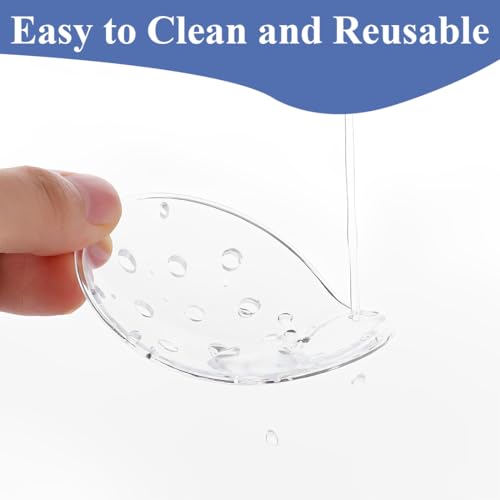 JEYORZY 4 Stück Transparent Augenklappen, Kunststoff-Augenschutz Klare Augenklappe, Bequeme Augenschutz nach Operationen mit Verstellbarem Seil, Atmungsaktiv Augenklappe für Augenchirurgie Abdeckung