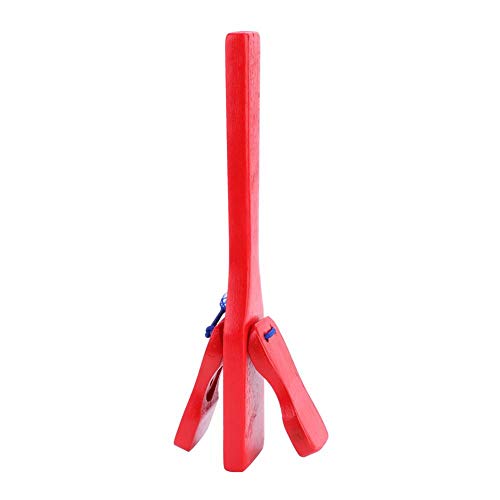 Castanet Klöppel, holz Musische Percussion Kastagnetten schöne Klöppel pädagogisches Spielzeug für Baby