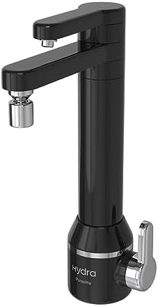 Torneira De Mesa Com Filtro Bica Alta Puravitta Preto Hydra