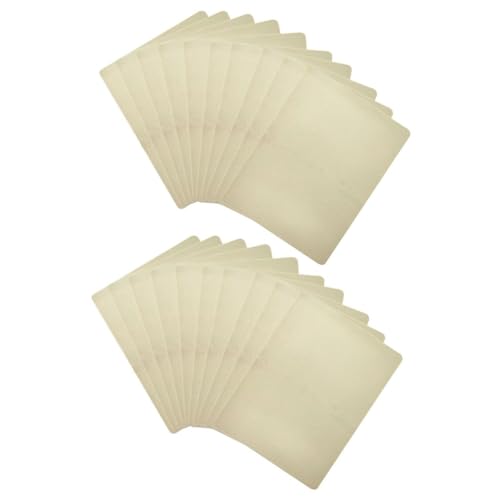 DRESSOOS 20 Sheets Practice Skin Supplies for Tattooing Double-Sided Silicone Blank Sheets for Beginners Artists