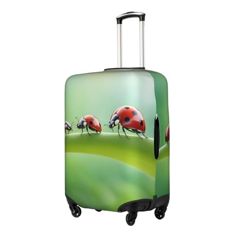 Funny Ladybug Tsa Approved Luggage Cover For 18-32 Inch Suitcases Scratch-Resistant Stretch Luggage Cover2