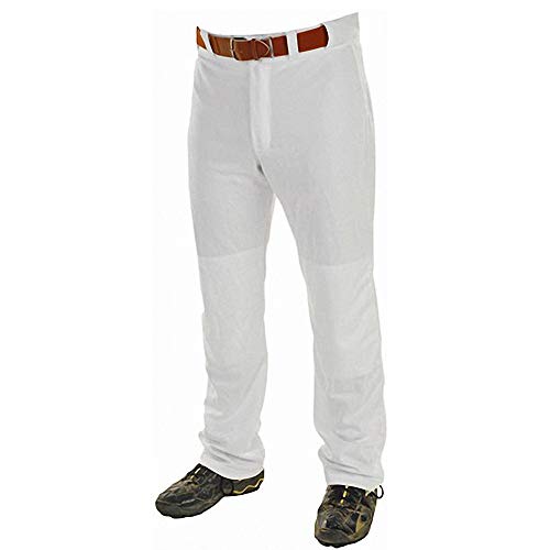 Martin BPHEM Open Bottom Baggy Cut Baseball Pant - White - White - Youth L