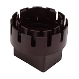 Bewinner Downspout Adapter Extensions Flexible, Drain Downspout Extender Converter Connector, Plasti