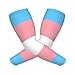 FCYDMN LGBT Arm Sleeves Pride Rainbow Arm Sleeves Transgender Flag Arm Guard Tattoo Cover Up Sun Protection Arm Guard Ice Silk Gardening Sleeves