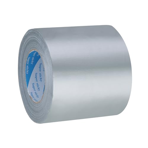 Image of uxcell Heavy Duty Duct Tape, 3 Inch x 55 Yard Waterproof Flexible Hand Tear Strong Adhesive Duct Tapes for Crafts DIY, Fixing, Repairs, Silver