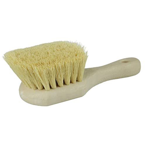 Image of Weiler 79100 8 inch Length, White Tampico Fill, Foam Block, Utility Scrub Brush