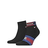 quarter socks adidas Detalle con la bandera de Tommy Hilfiger