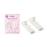 SALEYLA Body & Clothing Tape – 100 Clear Double-Sided Strips (50 Standard + 50 Extra Hold) | Sweatproof, Skin-Safe Fashion Tape for Dresses, Necklines, Stagewear & Secure Body Adhesive