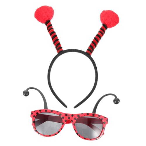 AKOOSY Diadema Orejas de Mariquita Creativa y Duradera para Fiesta de Pascua Accesorio Chic y Seguro para Mujer