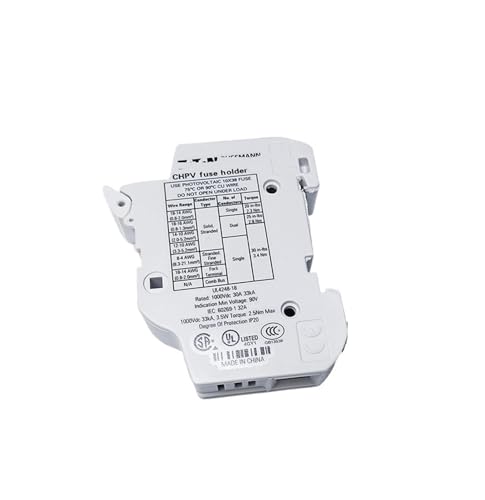 Base de fusible DC CHPV2U 1000Vdc 30A pour la protection de panneau solaire