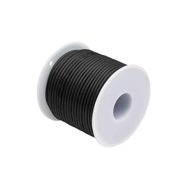 Silicone Cables Electrical Wires Flexible High Temperature Resistant Silicone Wire 14/16/ 18/20/ 22/24 /26/28 /30AWG (Color : Black, Size : 14AWG 10 Meter)