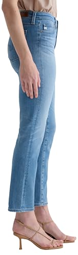 AG Womens Mari Mid Rise Slim Straight Crop Jean4