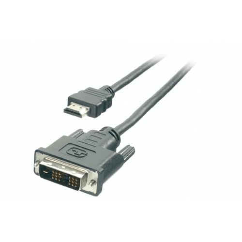 Vivanco 47056 2m DVI-D HDMI Grau Videokabel-Adapter - Videokabel-Adapter (2 m, DVI-D, HDMI, männlich, männlich, grau)