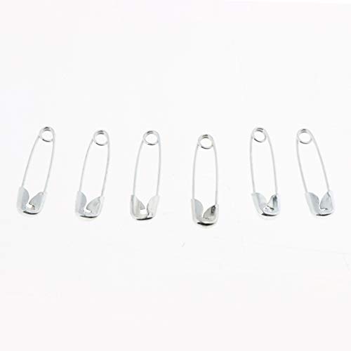 Perfk Sicurezza Ago Metallo Lucenti Nickle Placcò