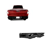 Black Horse Armour Heavy Duty Rear Bumper Matte Black Compatible with 2016-2024 Nissan Titan XD-ARB-NITI