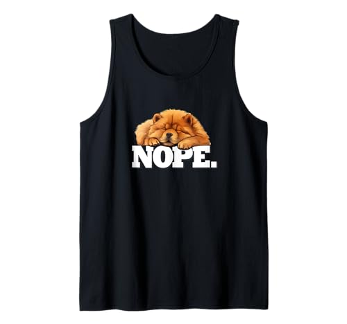 Cute Napping NOPE Chow Chow Lover Canotta