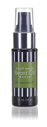 Mga Vegan Unscented Beard Oil - Scruff Rescue Beard Oil | Moisturizing & Hydrating Beard Oil For Mens Skincare With Natural Jojoba, Grape Seed & Castor Oils For Beard | Spill Proof Pump - 1 Fl Oz #TOP24