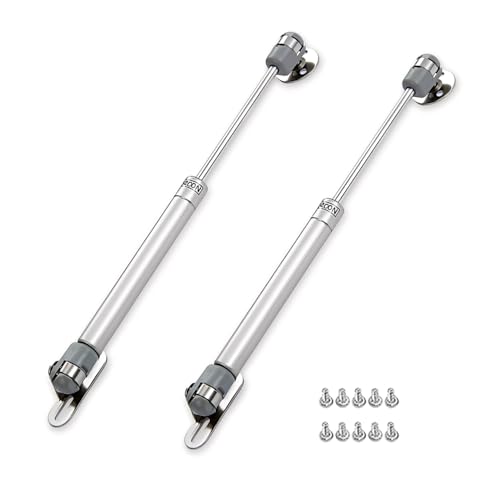 HMCEY 2 Stück Hydraulic Gasdruckfeder 200 N,Klappenbeschlag Gasdruckfeder Wohnwagen Klappen,Gasdruckdämpfer,Klappenstütze,Stossdämpfer,Heckklappendämpfer,Federdämpfer,Türdämpfer für Küchenschrank