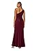 Adrianna Papell Women's One Shoulder Jersey Dress | Formal Long Evening Gown with Asymmetrical Neckline & Cascading Sash