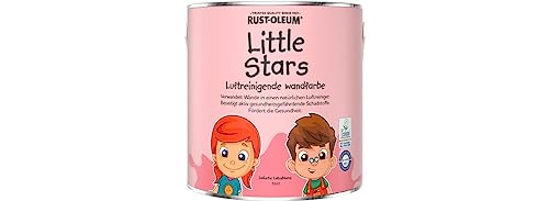 Rust-Oleum Little Stars Wandfarbe Kinderzimmerfarbe luftreinigend 2,5L für Innen (Indische Lotublume)