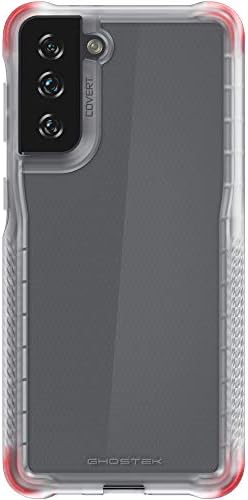 Ghostek Covert Samsung Galaxy S21 Plus Case Clear Protective Phone Cover with Durable Slim Design Bumper Grip Protection Supports Wireless Charging Designed for 2021 S21 + 5G (6.7inch) (Clear)