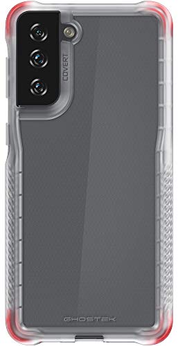 Image of Ghostek Covert Samsung Galaxy S21 Plus Case Clear Protective Phone Cover with Durable Slim Design Bumper Grip Protection Supports Wireless Charging Designed for 2021 S21 + 5G (6.7inch) (Clear)
