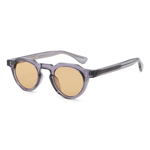 Lunettes de soleil rétro rondes UV400 vintage pour homme femme lunettes de soleil été