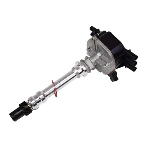 A-Team Performance EFI Distributor - Black, Compatible with Chevy GM 90-Degree V6 4.3L/262 1995-2007 - Vortec Replacement With Magnetic Pickup, CNC Aluminum Housing & Chromoly Gear, External Coil